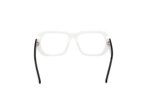 Moncler ML5197 - 021 - 54 Optikai keretek Fehér,Fekete Szögletes