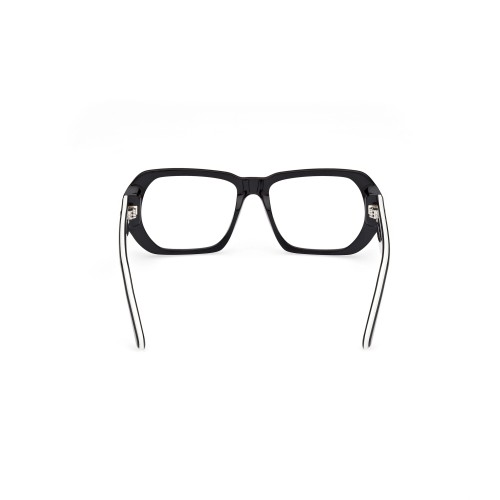 Moncler ML5197 - 001 - 54 Optikai keretek Fekete,Fehér Szögletes