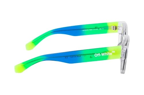 Off-White OERI018 ZURICH - 8507 - 51 Napszemüvegek Átlátszó, Színes Szögletes