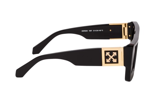 Off-White OERI060 LEONARDO - 1007 - 51 Napszemüvegek Fekete Szögletes