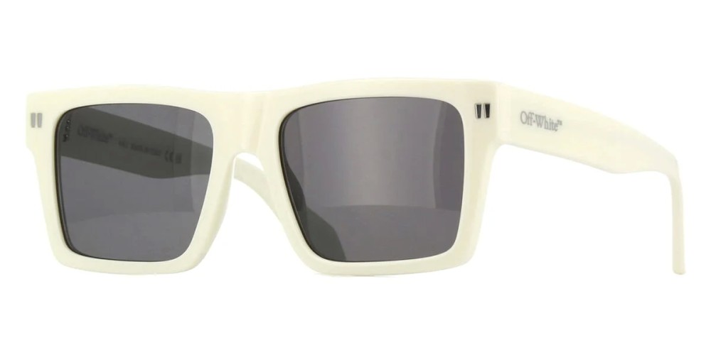 Off-White OERI109 LAWTON - 0107 - 54 Napszemüvegek Fehér Szögletes