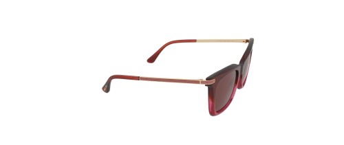 Jimmy Choo OLYE/S - 1MQU1 - 52 Napszemüvegek Arany,Piros Szögletes