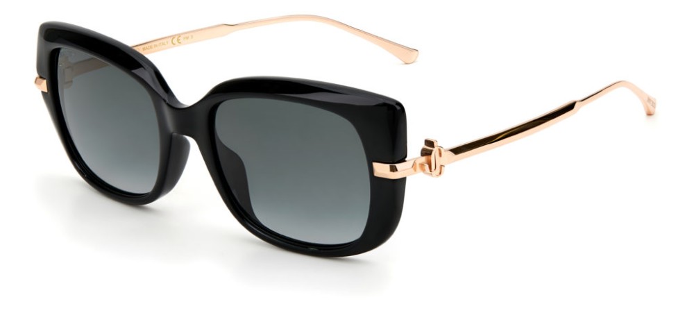 Jimmy Choo ORLA/G/S - 8079O - 54 Napszemüvegek Arany,Fekete Szögletes