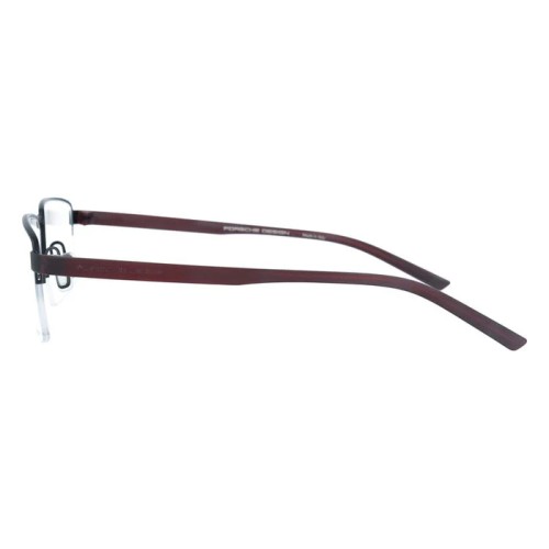 Porsche Design P8394 - A - 57 Optikai keretek Piros Szögletes