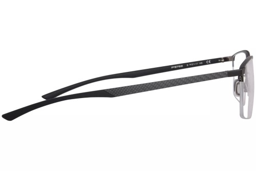 Porsche Design P8752 - B - 55 Optikai keretek Fekete,Szürke Szögletes