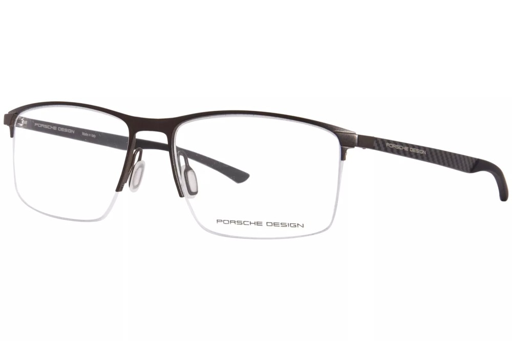 Porsche Design P8752 - B - 55 Optikai keretek Fekete,Szürke Szögletes