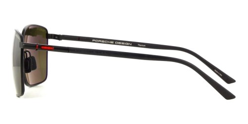 Porsche Design P8973 - A - 58 Napszemüvegek Fekete Szögletes