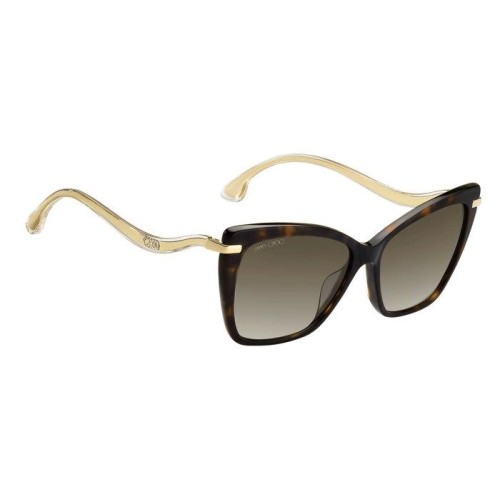 Jimmy Choo SELBY/G/S - 086HA - 57 Napszemüvegek Havana, Arany Cat Eye (Macskaszem)