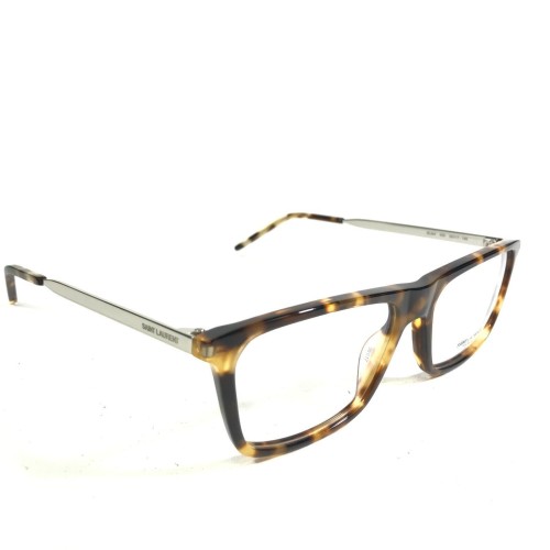 Saint Laurent SL344 - 004 - 54 Optikai keretek Havanna, Ezüst Szögletes