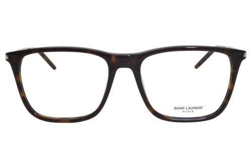 Saint Laurent SL345/F - 003 - 53 Optikai keretek Havanna, Ezüst Szögletes