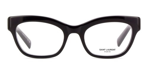 Saint Laurent SL643 - 001 - 52 Optikai keretek Fekete Cat Eye (Macskaszem)