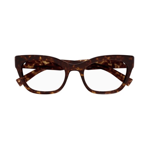 Saint Laurent SL643 - 002 - 52 Optikai keretek Havanna Cat Eye (Macskaszem)