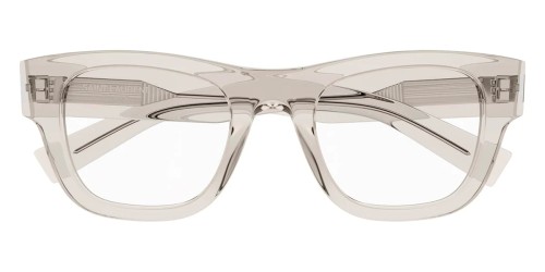 Saint Laurent SL698 - 004 - 50 Optikai keretek Átlátszó Szögletes