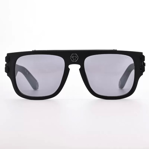 Philipp Plein SPP011X PURE PLEASURE LONDON - 0703 - 55 Napszemüvegek Fekete Szögletes