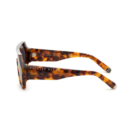 Philipp Plein SPP047 HEXAGON CAMOU - 0728 Napszemüvegek Havanna Flat Top (Felül egyenes)