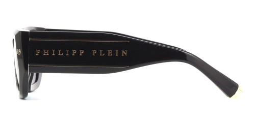 Philipp Plein SPP066 BLINK BLAZE - 0700 - 51 Napszemüvegek Fekete, Arany Szögletes