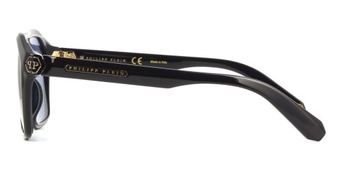 Philipp Plein SPP072 BRAVE SHADES - 0700 - 57 Napszemüvegek Fekete Pilóta (Aviator)
