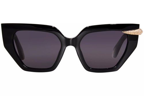 Roberto Cavalli SRC001S - 700Y - 54 Napszemüvegek Fekete, Arany Cat Eye (Macskaszem)