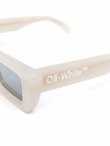 Off-White OERI010 MARFA - 6172 - 52 Napszemüvegek Csontfehér Szögletes