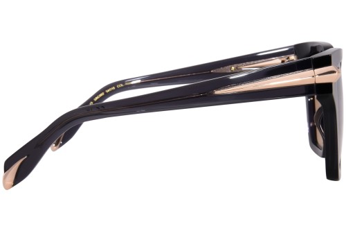 Roberto Cavalli SRC002 - 705X - 54 Napszemüvegek Fekete, Arany Szögletes