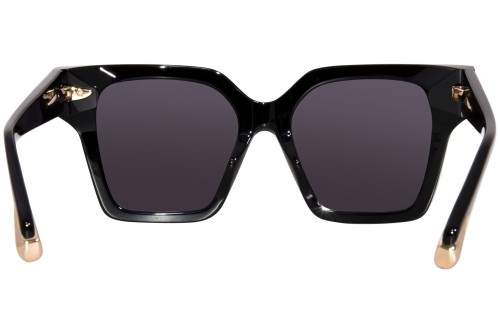 Roberto Cavalli SRC002S - 700Y - 54 Napszemüvegek Fekete, Arany Szögletes