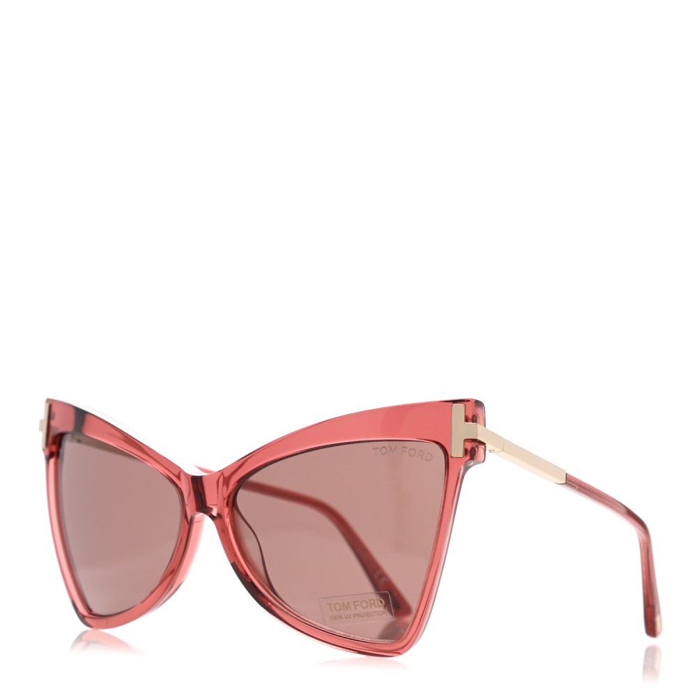 Tom Ford FT0767 TALLULAH - 72Y - 61 Napszemüvegek Rózsaszín Cat Eye (Macskaszem)