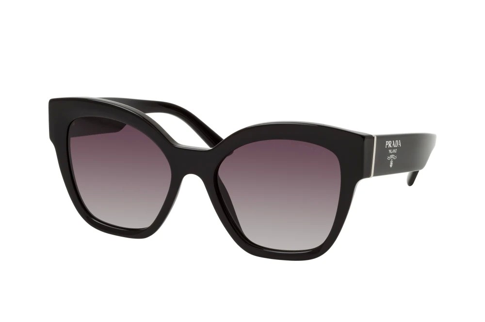 PRADA PR 17ZS - 1AB-06G - 53 Napszemüvegek Fekete Cat Eye (Macskaszem)