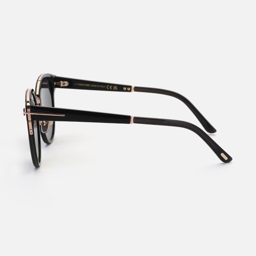 Tom Ford FT1138-K - 01A - 55 Napszemüvegek Fekete Pillow (Lekerekített)