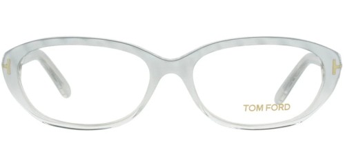 Tom Ford TF5074 - U59 - 52 Optikai keretek Fehér,Ezüst,Mintás Ovális
