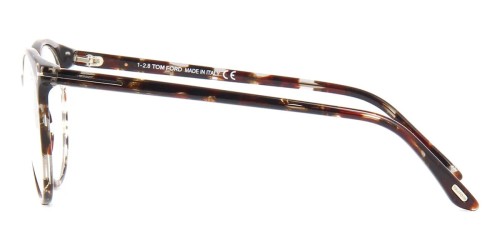 Tom Ford TF5575-B - 055 - 51 - KÉK-IBOLYA FÉNYT SZŰRŐ LENCSÉKKEL Optikai keretek Havanna Kerek