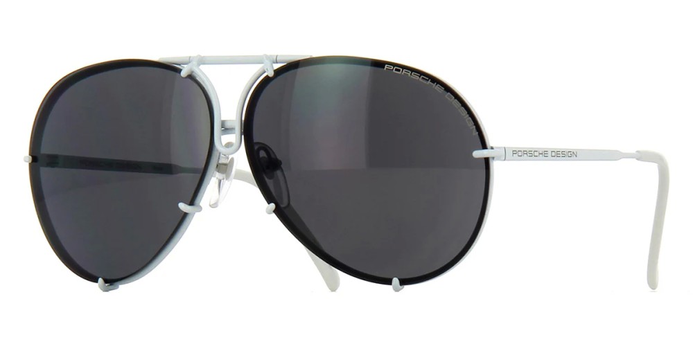 Porsche Design P8478 - P - 60 Napszemüvegek Fehér Pilóta (Aviator)
