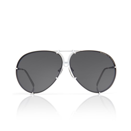 Porsche Design P8478 - P - 60 Napszemüvegek Fehér Pilóta (Aviator)