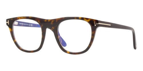 Tom Ford - Optikai keretek - TF5895-B ECO - 052 - 51 - KÉK-IBOLYA FÉNYT SZŰRŐ LENCSÉKKEL