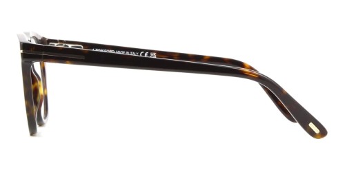 Tom Ford TF5895-B ECO - 052 - 51 - KÉK-IBOLYA FÉNYT SZŰRŐ LENCSÉKKEL Optikai keretek Havanna Szögletes