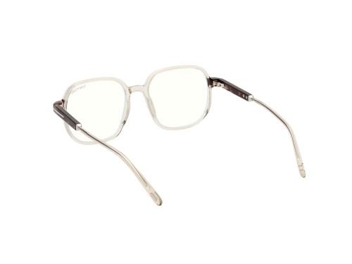 Tom Ford TF5911-B ECO - 093 - 53 - KÉK-IBOLYA FÉNYT SZŰRŐ LENCSÉKKEL Optikai keretek Átlátszó, Barna Szögletes