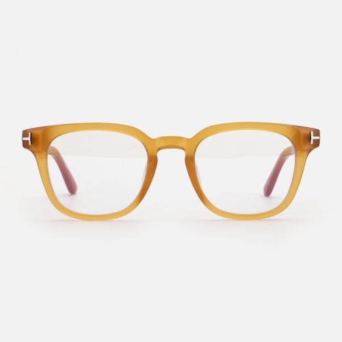 Tom Ford TF5999-K-B ECO 49 - 047 - 49 - KÉK-IBOLYA FÉNYT SZŰRŐ LENCSÉKKEL Optikai keretek Barna Szögletes