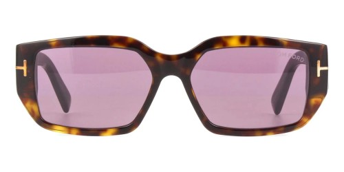 Tom Ford FT0989 ECO SILVANO-02 - 52Y - 56 Napszemüvegek Havanna Szögletes
