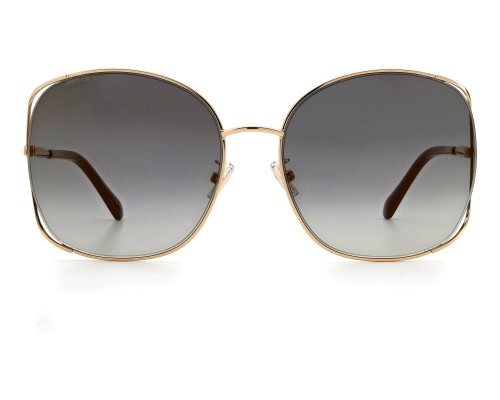 Jimmy Choo TINKA/G/SK - 000FQ - 61 Napszemüvegek Arany,Fekete Pillow (Lekerekített)