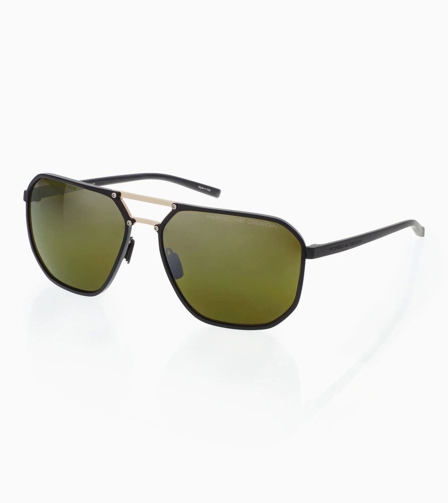 Porsche Design P8971 - A - 61 - POLARIZÁLT LENCSÉKKEL Napszemüvegek Fekete Pilóta (Aviator)