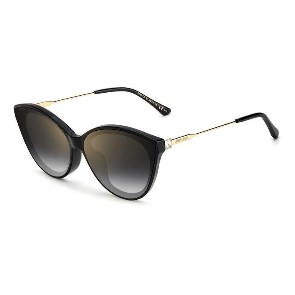 Jimmy Choo VIC/F/SK - 807FQ - 64 Napszemüvegek Arany,Fekete Cat Eye (Macskaszem)