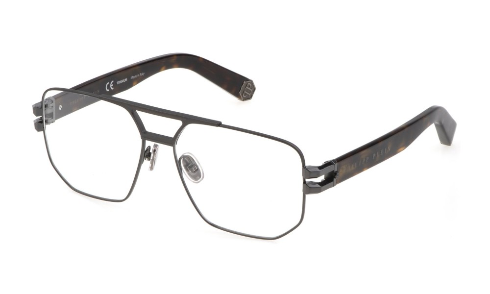 Philipp Plein VPP022 CHILL SUMMER - 0584 - 58 Optikai keretek Fekete, Dark Havanna Pilóta (Aviator)