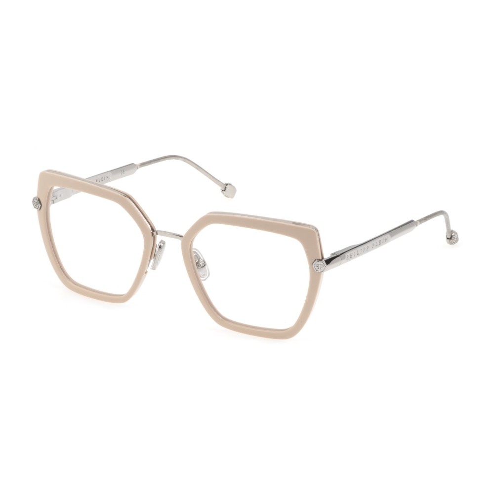Philipp Plein VPP036S ICON - 0579 - 54 Optikai keretek Rózsaszín,Ezüst Szögletes