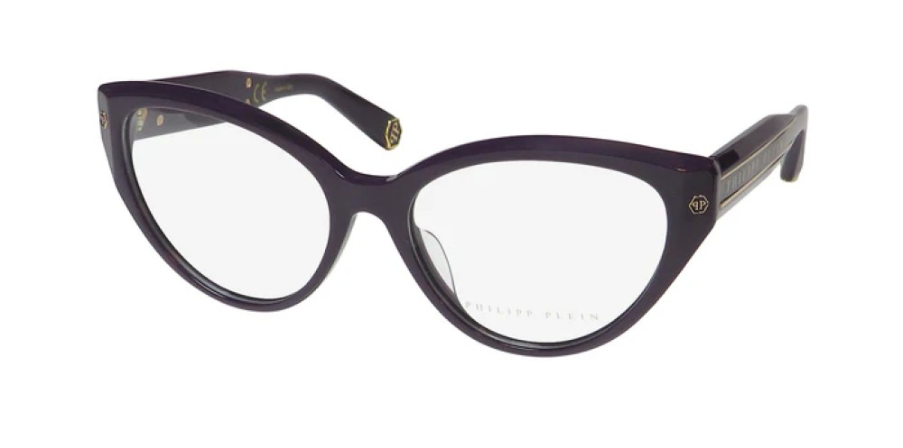 Philipp Plein VPP052 CATEYES - 09NU - 54 Optikai keretek Lila Cat Eye (Macskaszem)