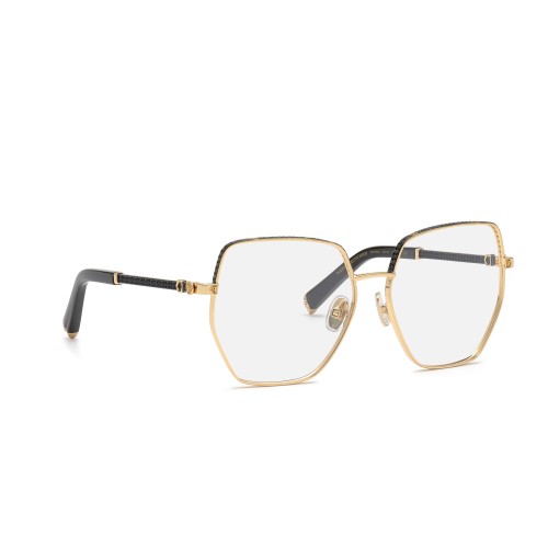 Philipp Plein VPP054S ECLECTIN MOOD - 0301 - 57 Optikai keretek Arany,Fekete Szögletes