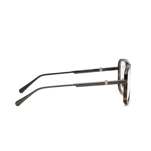Philipp Plein VPP063V ROCK SUPERHERO - 0593 - 58 Optikai keretek Dark Havanna, Fekete Pilóta (Aviator)
