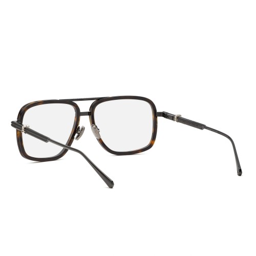 Philipp Plein VPP063V ROCK SUPERHERO - 0593 - 58 Optikai keretek Dark Havanna, Fekete Pilóta (Aviator)