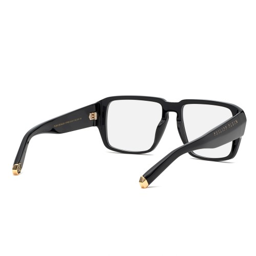 Philipp Plein VPP081 HEXAGON - 0700 - 55 Optikai keretek Fekete Szögletes