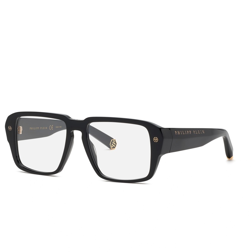 Philipp Plein VPP081 HEXAGON - 0700 - 55 Optikai keretek Fekete Szögletes