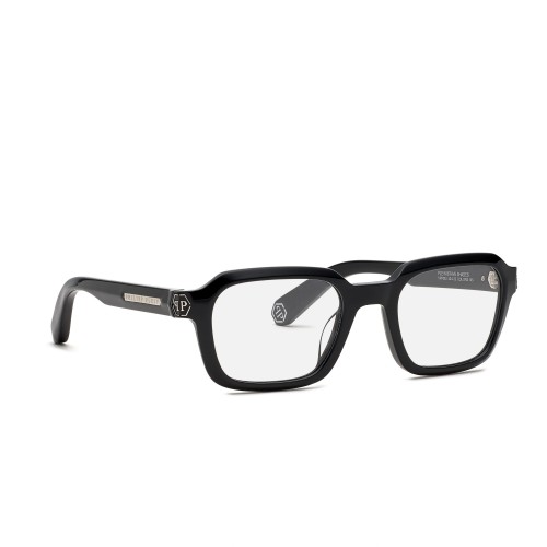 Philipp Plein VPP083 BRAVE SHADE - 0700 - 52 Optikai keretek Fekete Szögletes