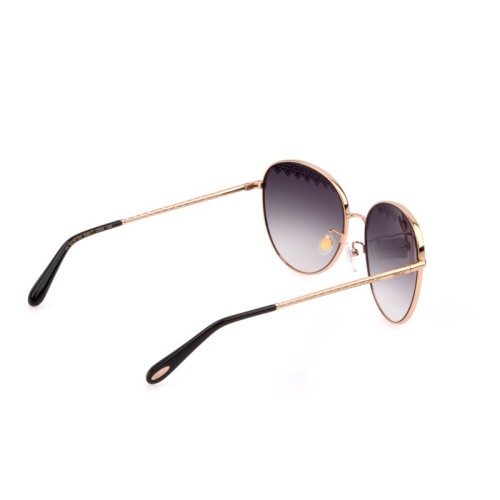 Chopard SCHF75S - 0300 - 59 Napszemüvegek Arany,Fekete Kerek